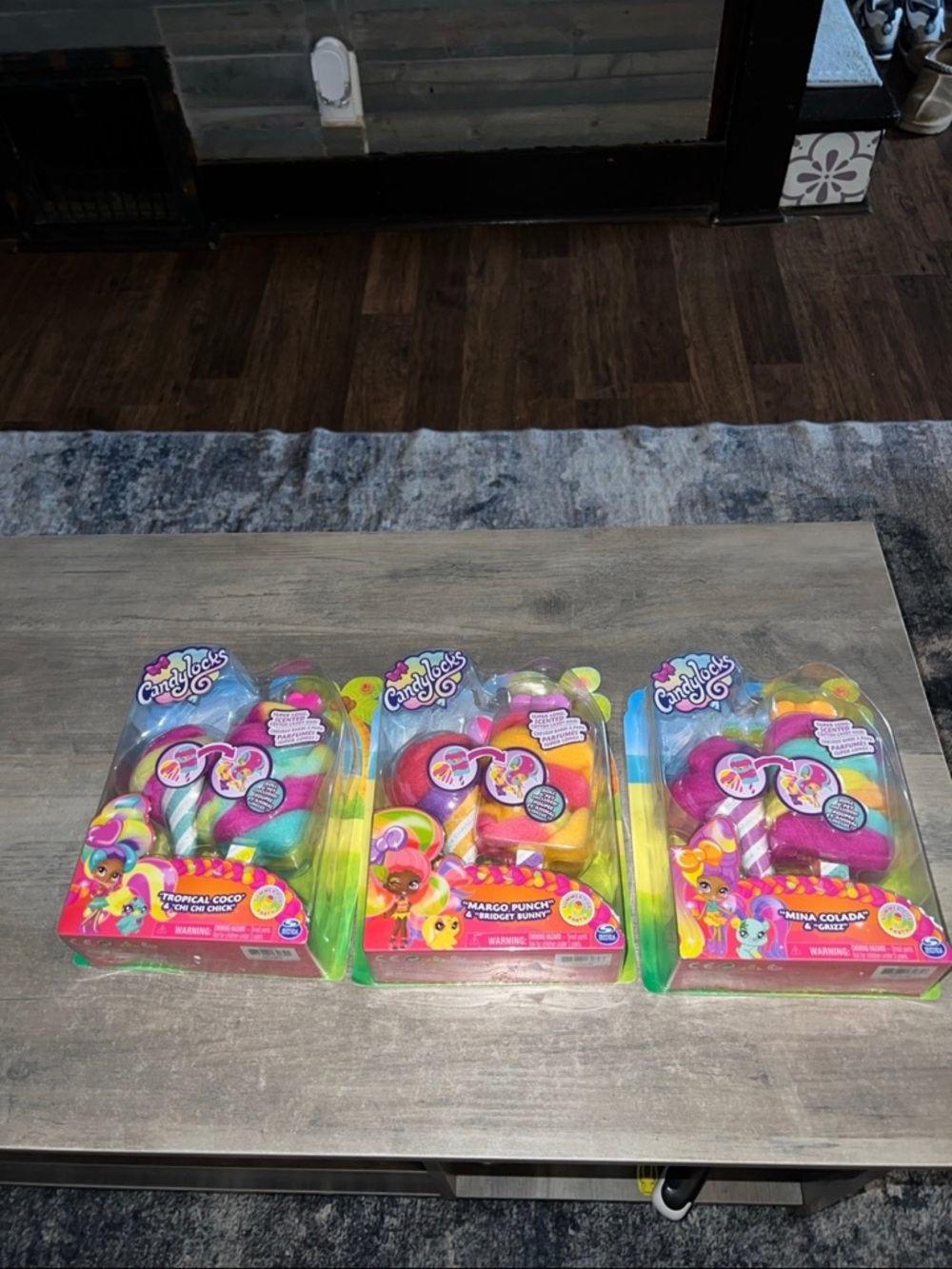 LOT (3) Candylocks mango punch/mina colada & grizz/Tropical CoCo & CHI CHI Chick